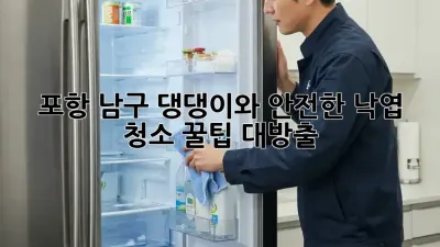 포항 남구, 댕댕이🐶🐾와 안전한 낙엽 청소🍁 꿀팁 대방출!